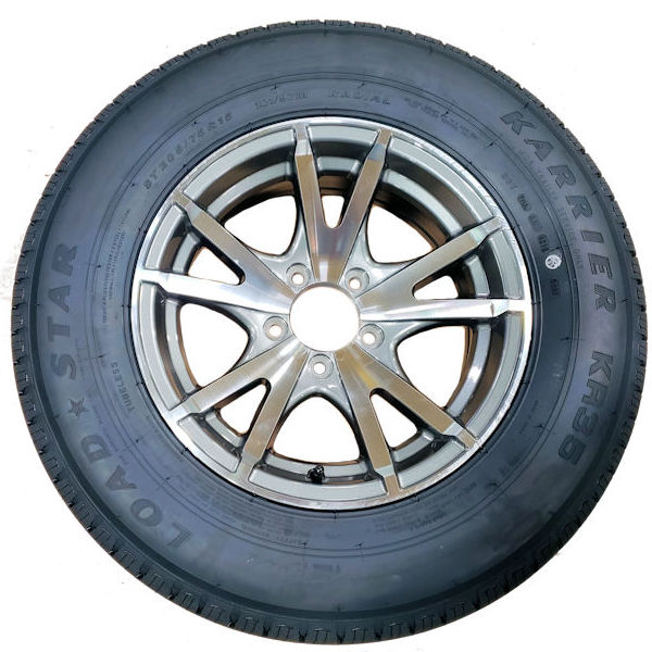 15 and 16 inch Radial Trailer Tires with Aluminum Rim