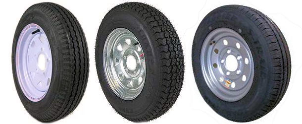 12 and 13 inch Bias Ply Tire and Rim Combos