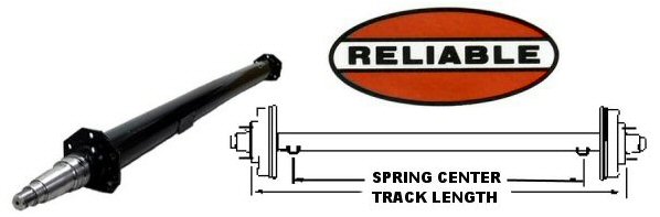 5200 lb. Round Tube Trailer Axles 5200 lb. Round Tube Trailer Axles