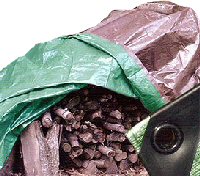 Brown / Green Poly Tarps Brown / Green Poly Tarps