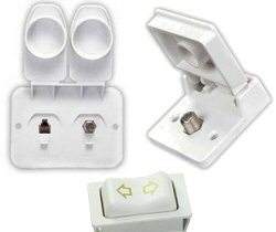RV Wall Jacks, Switches & Indicator Lights