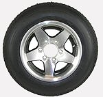 16 inch Radial Trailer Tire and Aluminum Rim