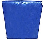 Blue Poly Tarps with 8 x 8 Fabric Weave