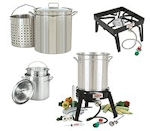 Crab Steamers, Stoves and Cooking Accessories