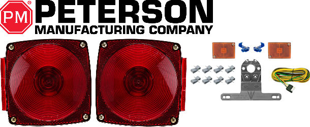 PETERSON Trailer Light Kits and Tail Lights