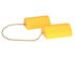 Yellow Composite Wheel Chock Set with Rope #WC9642Y