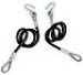 TIEDOWN Class-II Vinyl Coated Trailer Safety Cables #59537