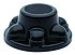QuickTrim®  Black ABS Trailer Hub Cover, 8 on 6-1/2
