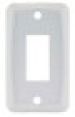 Single Switch Face Plate, White #12845