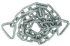 1/4" x 4' Hot Dipped Galvanized Steel Anchor Chain #S-1592