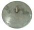 Marine Rudder Button Zinc Anode, 4" Diameter