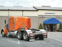 Showroom parking for all sizes of truck & trailers