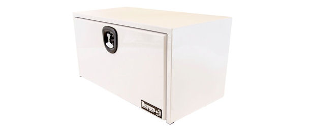 White Steel 3-Point Latch Underbody Toolboxes