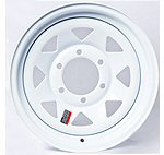 Painted Steel Trailer Wheels