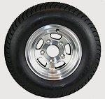12 inch Trailer Tire with Aluminum Rim