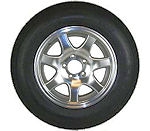 Trailer Tires with Aluminum Mag Wheels