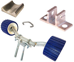 Aluminum Trailer Roller Assemblies & Hardware