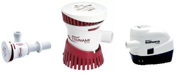 Boat Bilge Pumps and Livewell Pumps