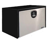Black Steel w/S.S. Door Underbody Toolboxes
