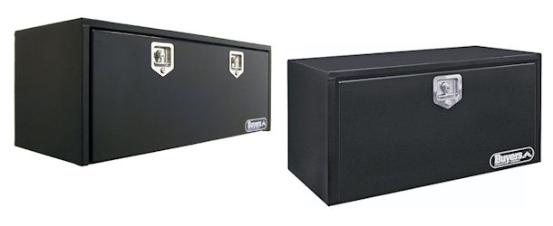 Black Steel w/S.S. T-Handle Underbody Toolboxes