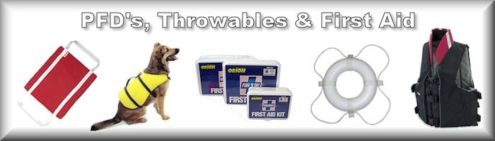 Life Vests, Cushions and First Aid