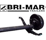 BRI-MAR Factory Replacement Trailer Axles