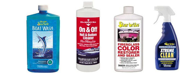 Fiberglass & Metal Cleaners and Wax