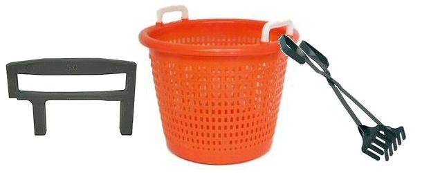 Crab Tongs, Baskets and Accessories