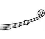 Double Eye Trailer Leaf Springs