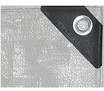 HD White Poly Tarps with 12 x 12 Fabric Weave
