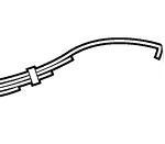 Hook End Slipper Style Trailer Leaf Springs