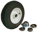 8 inch Fixed Hub Integral Tire and Rim Combo
