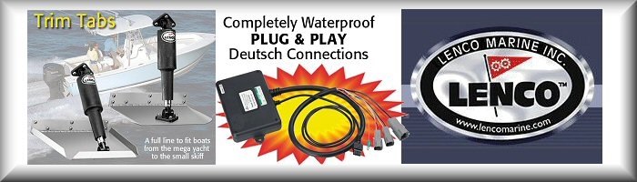 Lenco Boat Trim Tabs & Parts