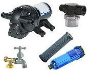 RV Fresh Water System Pumps and Fittings