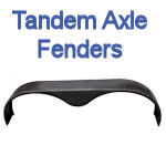 Galvanized and Steel Tandem Axle Trailer Fenders