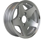 Trailer Wheels in Aluminum Galvanized or Painted