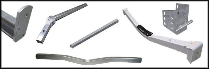Trailer Tongues, Crossbars and Frame Brackets