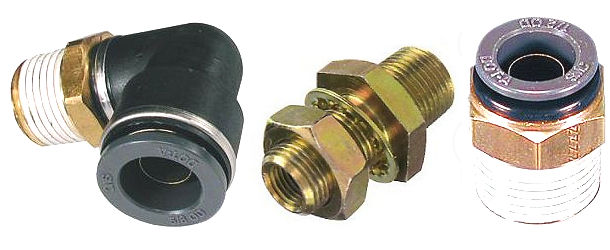 Air Brake Tube Quick Connect Composite Fittings