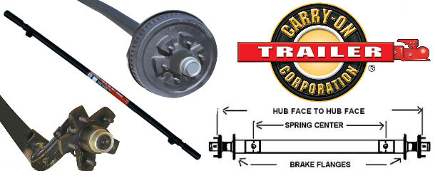 CARRY-ON Factory Replacement Axles