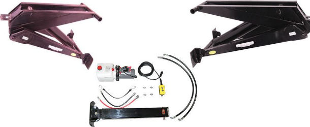 Dump Trailer Hoists and Tilt Deck Kits