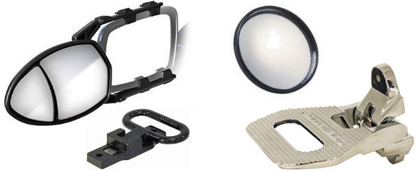 Pickup Truck Folding Steps and Tow Mirrors