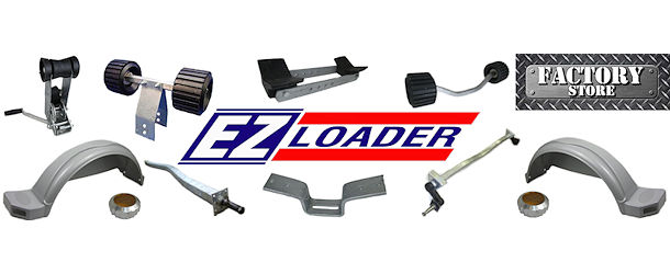 EZ-LOADER RF/LR Gray Plastic Fender for 13" Tires w/Cutout.
