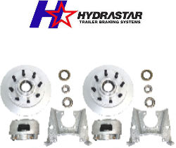 HYDRASTAR Standard Tandem Axle Trailer Disc Brake Systems