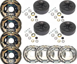 Paraiso Electric and Hydraulic Drum Brake Axle Sets