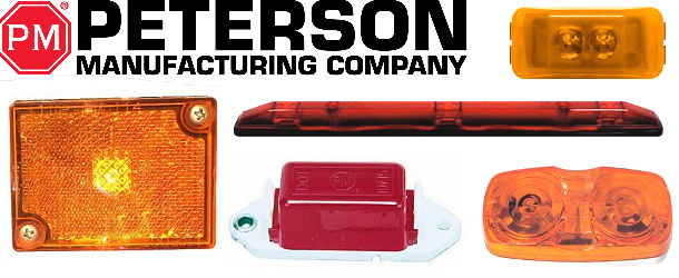 Peterson Manufacturing V108WR Red Side Marker Light 