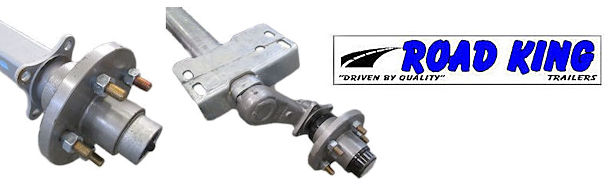 ROAD KING Factory Replacement Trailer Axles