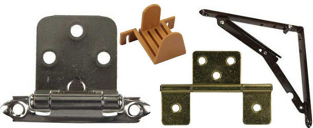 Cabinet Hinges, Hardware and Door Guides