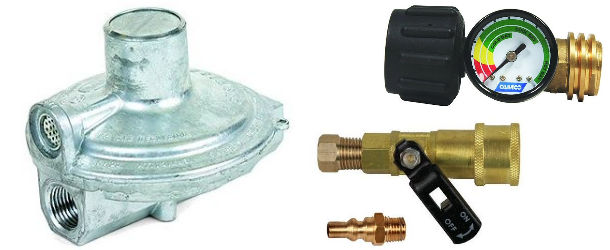 RV Propane Fittings and Tank Accessories