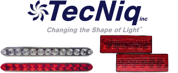 TECNIQ Red LED Trailer Lights