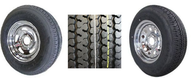 TRACKER TRAILER® Replacement Tire and Rim 